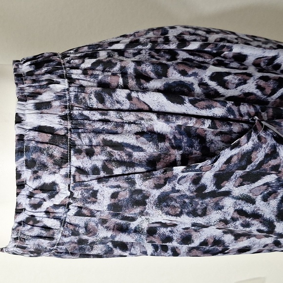 Van Winkle & Co Purple Black Animal Print Mobwife Top & Pants Pajama Set Size M - Picture 11 of 15